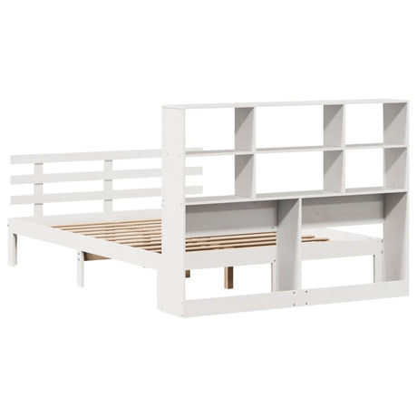 Bookcase Bed Without Mattress Small Double Solid Wood Pine