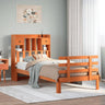 Bookcase Bed Without Mattress 90X200Cm Solid Wood Pine