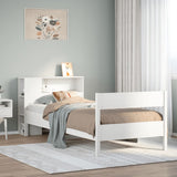 Bookcase Bed Without Mattress 100X200Cm Solid Wood Pine