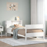 Bookcase Bed Without Mattress 100X200Cm Solid Wood Pine