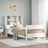 Bookcase Bed Without Mattress 200X200Cm Solid Wood Pine