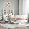 Bookcase Bed Without Mattress 200X200Cm Solid Wood Pine