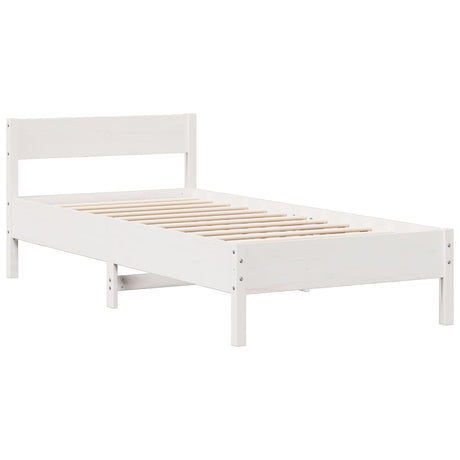 Bookcase Bed Without Mattress Solid Wood Pine