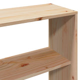 Bookcase Bed Without Mattress 200X200Cm Solid Wood Pine