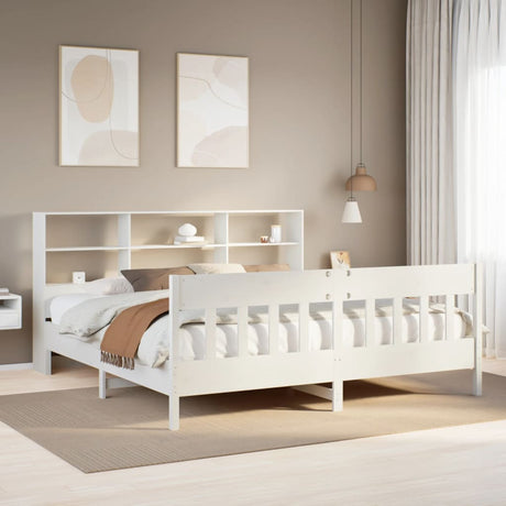 Bed Frame Without Mattress King Size Solid Wood Pine