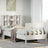 Bed Frame Without Mattress King Size Solid Wood Pine