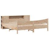 Bed Frame Without Mattress Solid Wood Pine