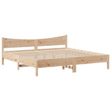 Bed Frame Without Mattress Solid Wood Pine