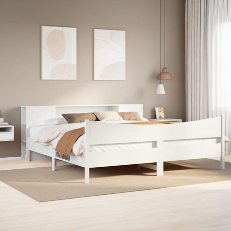 Bed Frame Without Mattress Solid Wood Pine