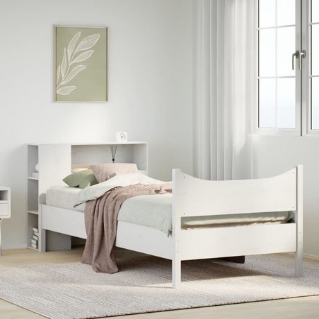 Bed Frame Without Mattress Solid Wood Pine