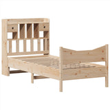 Bed Frame without Mattress 75x190 cm Small Single Solid Wood Pine