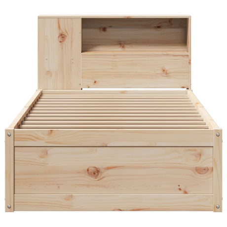 Bed Frame Without Mattress Solid Wood Pine