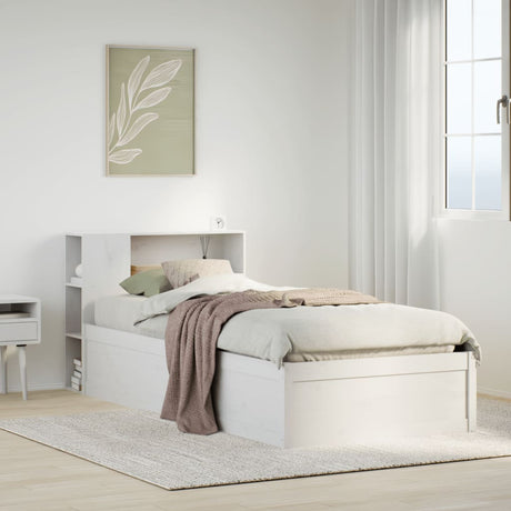 Bed Frame Without Mattress Solid Wood Pine
