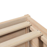 Bed Frame Without Mattress Solid Wood Pine