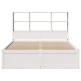 Bed Frame without Mattress White 120x200 cm Solid Wood Pine