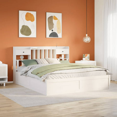 Bed Frame Without Mattress Solid Wood Pine