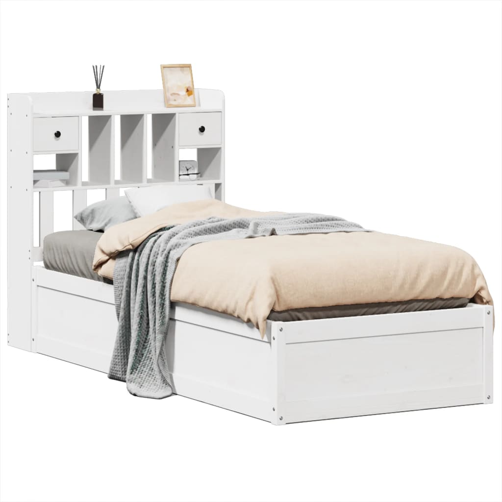 Bed Frame Without Mattress Solid Wood Pine