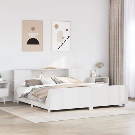 Bed Frame Without Mattress King Size Solid Wood Pine