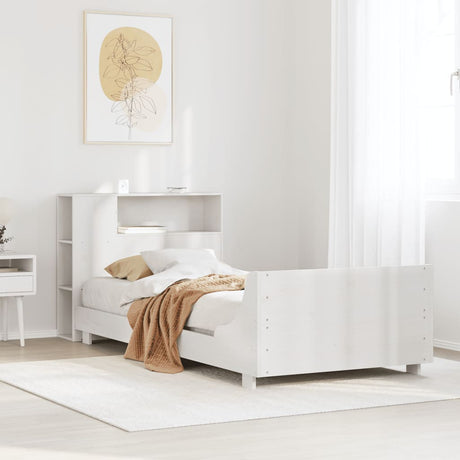Bed Frame Without Mattress Solid Wood Pine