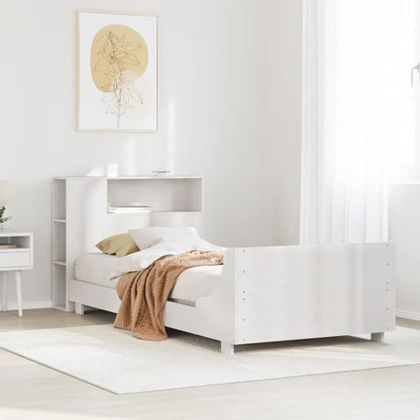 Bed Frame Without Mattress Solid Wood Pine