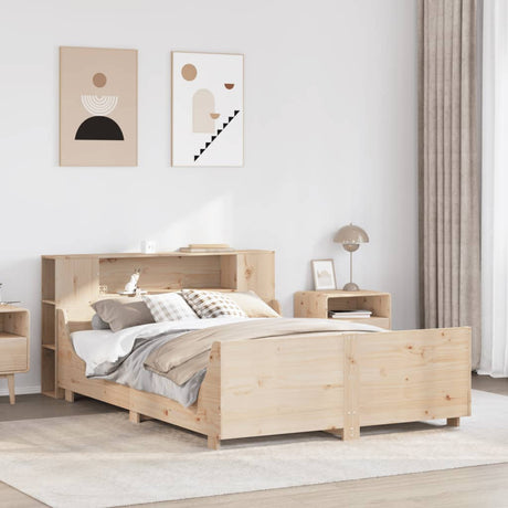 Bed Frame Without Mattress King Size Solid Wood Pine