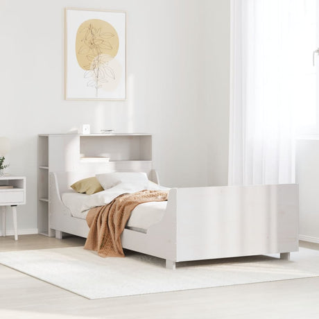 Bed Frame Without Mattress Solid Wood Pine