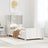 Bookcase Bed Without Mattress Solid Wood