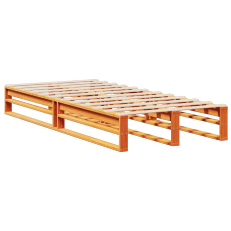 Bookcase Bed Without Mattress Solid Wood