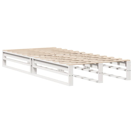 Bookcase Bed Without Mattress Solid Wood