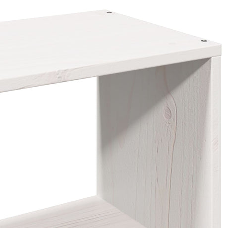 Bookcase Bed Without Mattress Solid Wood
