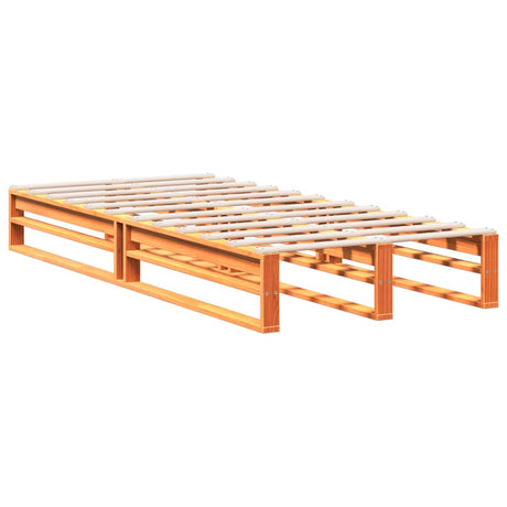 Bookcase Bed Without Mattress Solid Wood Pine