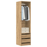 Wardrobe Artisan Oak 50x50x200 cm Engineered Wood