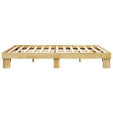 Bed Frame Without Mattress Solid Wood Oak