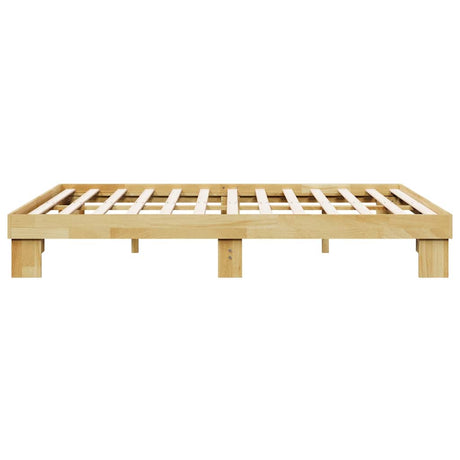 Bed Frame Without Mattress Solid Wood Oak