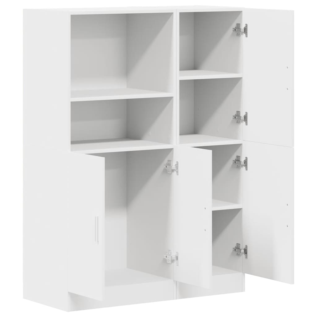 2 Piece Kitchen Cabinet Set Engineered Wood