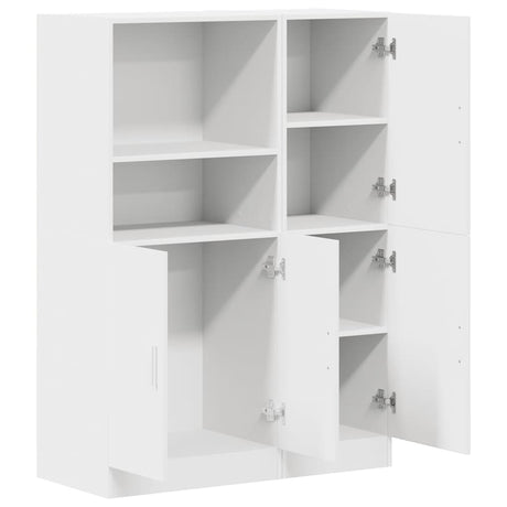 2 Piece Kitchen Cabinet Set Engineered Wood