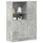 2 Piece Kitchen Cabinet Set Engineered Wood