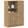 2 Piece Kitchen Cabinet Set Engineered Wood