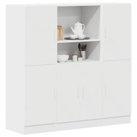 3 Piece Kitchen Cabinet Set Engineered Wood