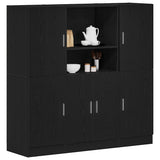 3 Piece Kitchen Cabinet Set Engineered Wood