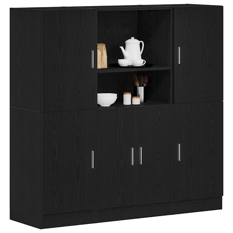 3 Piece Kitchen Cabinet Set Engineered Wood