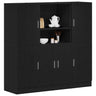 3 Piece Kitchen Cabinet Set Engineered Wood