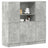 3 Piece Kitchen Cabinet Set Engineered Wood
