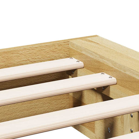 Bed Frame Without Mattress Solid Wood Oak