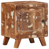 Bedside Cabinet 40X32X46 Cm Solid Wood Rough Mango