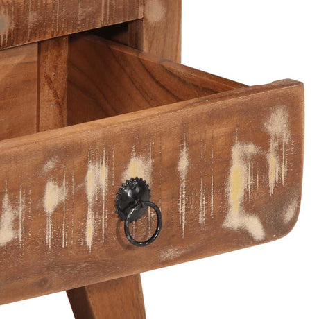 Bedside Cabinet 2 Pcs 40X32X46 Cm Solid Wood Reclaimed