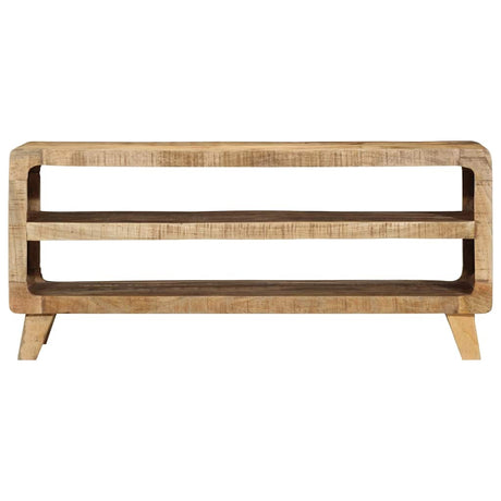 Tv Cabinet 105X46X32 Cm Solid Wood Rough Mango