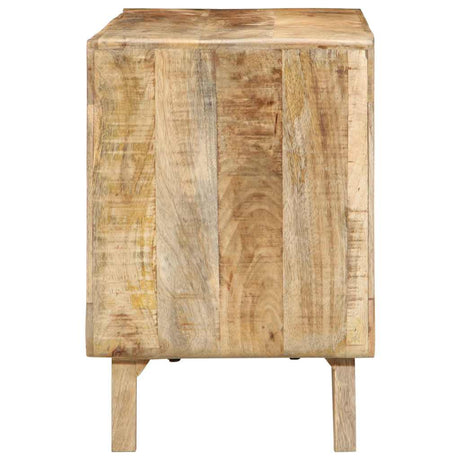 Tv Cabinet 105X46X32 Cm Solid Wood Rough Mango