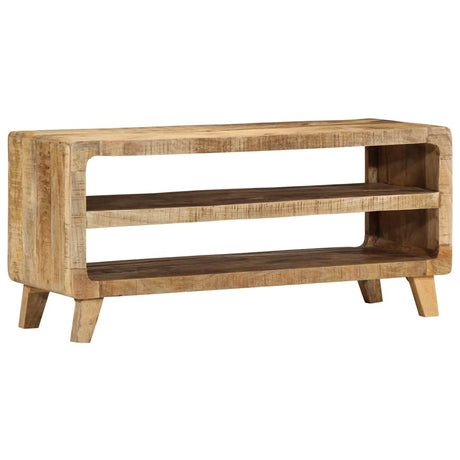 Tv Cabinet 105X46X32 Cm Solid Wood Rough Mango