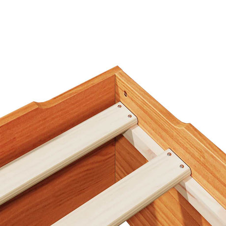 Bed Frame No Mattress Stackable Solid Wood
